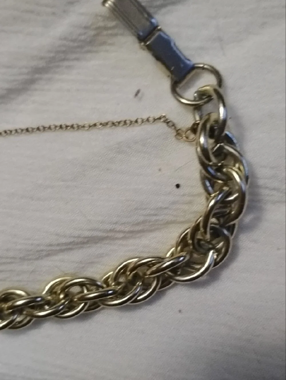Source Unknown Gold Chain Link Bracelet for Women